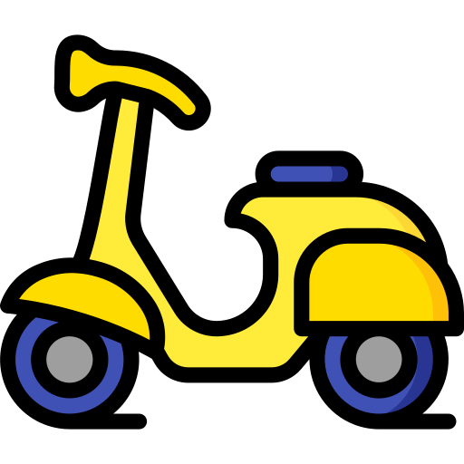 Scooter Basic Miscellany Lineal Color icon