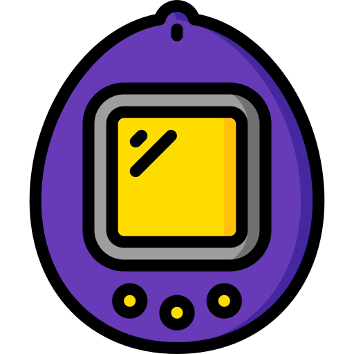 tamagotchi Basic Miscellany Lineal Color icoon