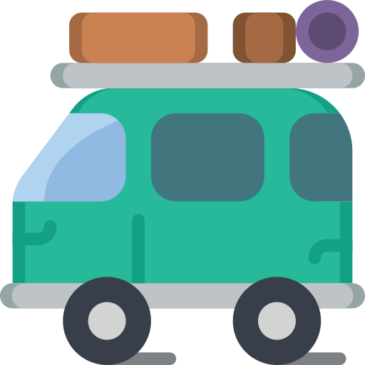 Campervan Basic Miscellany Flat icono