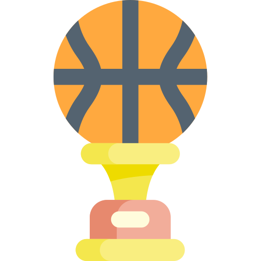 basketbal onderscheiding Kawaii Flat icoon