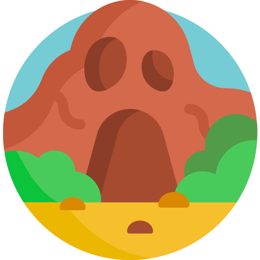 höhle Detailed Flat Circular Flat icon