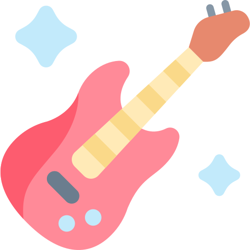エレキギター Kawaii Flat icon