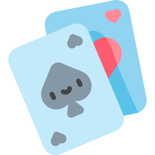 cartas de póker Kawaii Flat icono