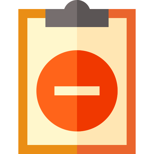 Portapapeles Basic Straight Flat icono