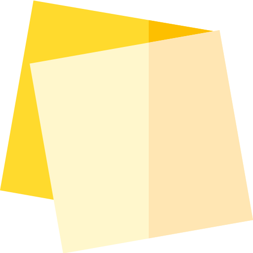 Nota Basic Straight Flat icono
