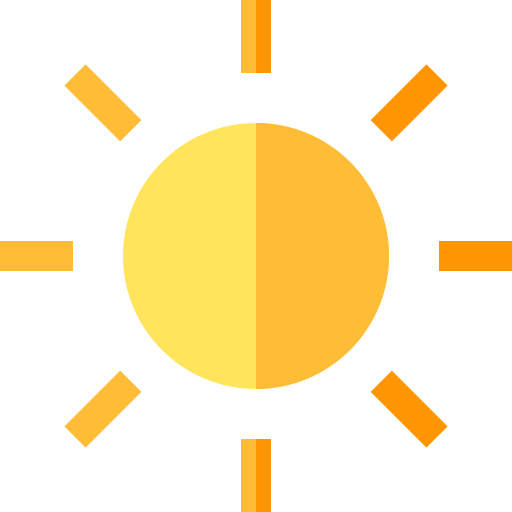 Солнечный Basic Straight Flat иконка