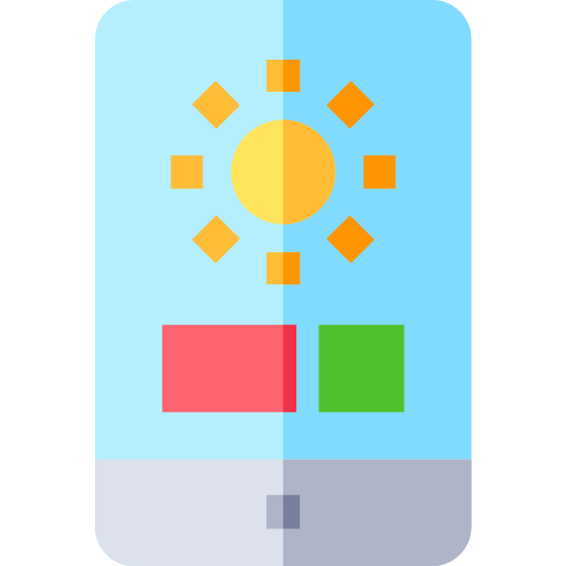 Weather app Basic Straight Flat icon