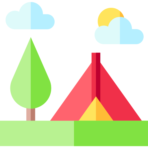 Campamento Basic Straight Flat icono