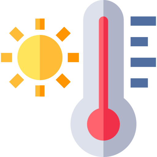 Quente Basic Straight Flat Ícone