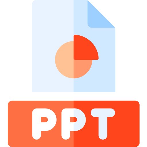 ppt Basic Rounded Flat icoon