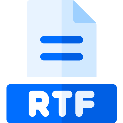 rtf Basic Rounded Flat icon