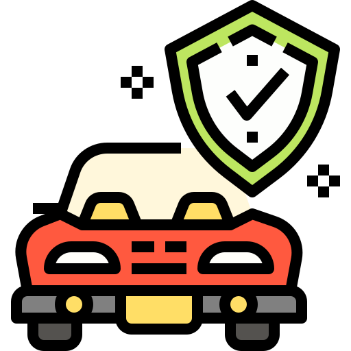 Car insurance Linector Lineal Color icon