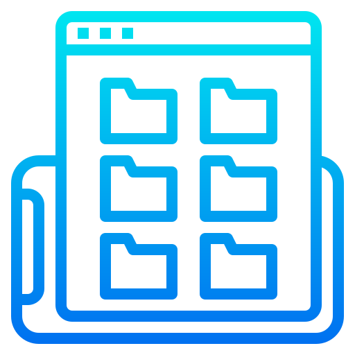 mappe srip Gradient icon