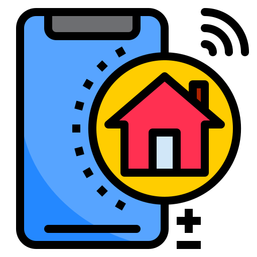 Home srip Lineal Color icon