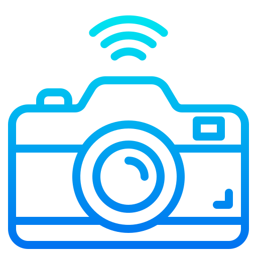 디지털 카메라 srip Gradient icon