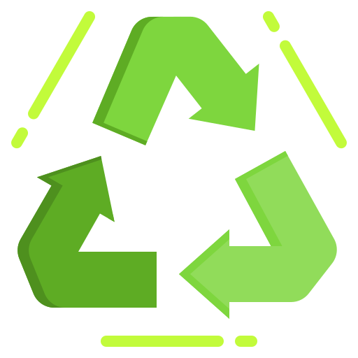 リサイクル srip Flat icon