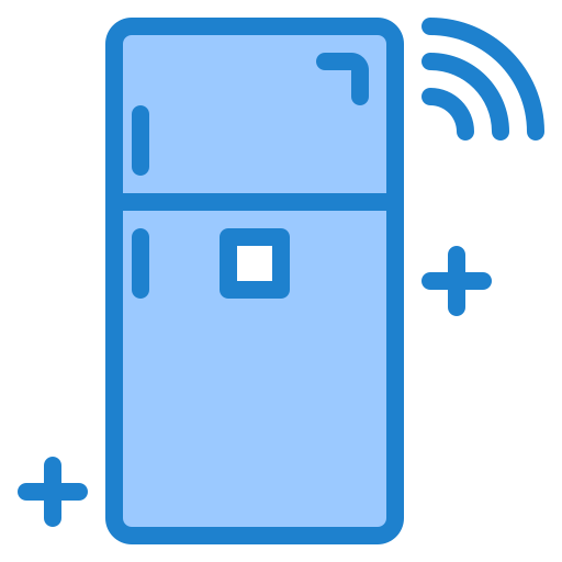 냉장고 srip Blue icon