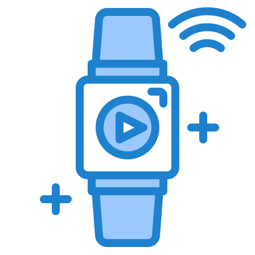 reloj inteligente srip Blue icono