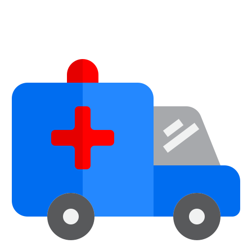 ambulans srip Flat ikona