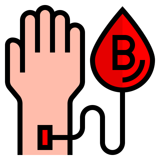 헌혈 srip Lineal Color icon