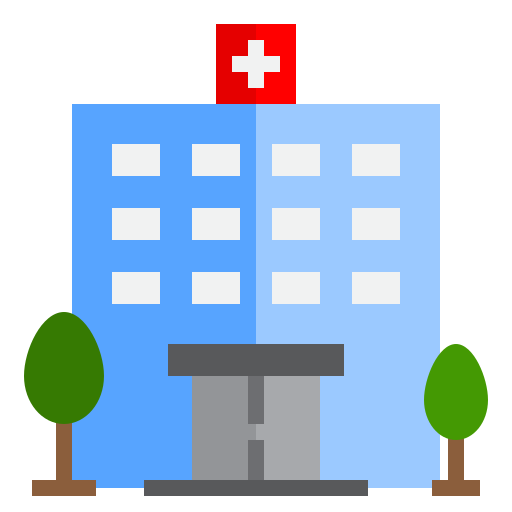 szpital srip Flat ikona