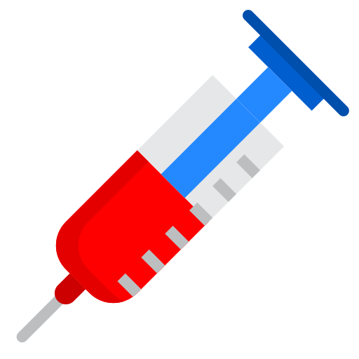 Syringe srip Flat icon