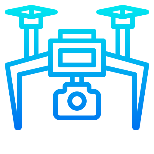drone srip Gradient icoon