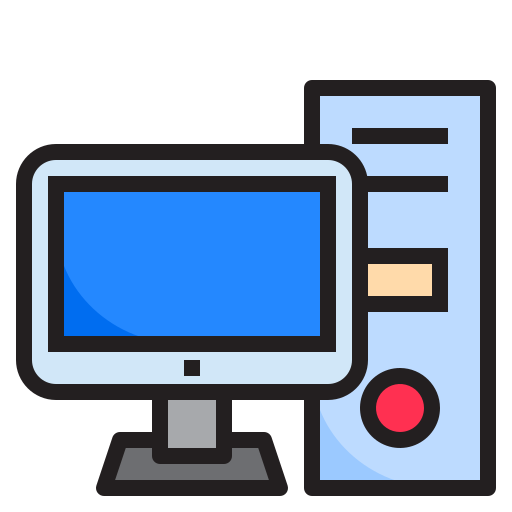 컴퓨터 srip Lineal Color icon