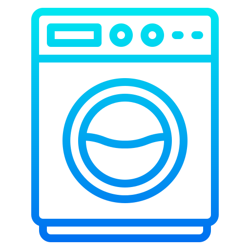lavatrice srip Gradient icona