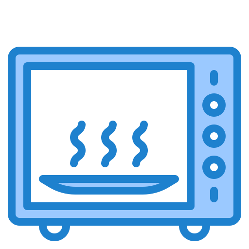 Microwave srip Blue icon