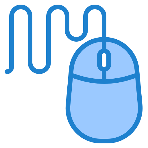 Mouse srip Blue icon