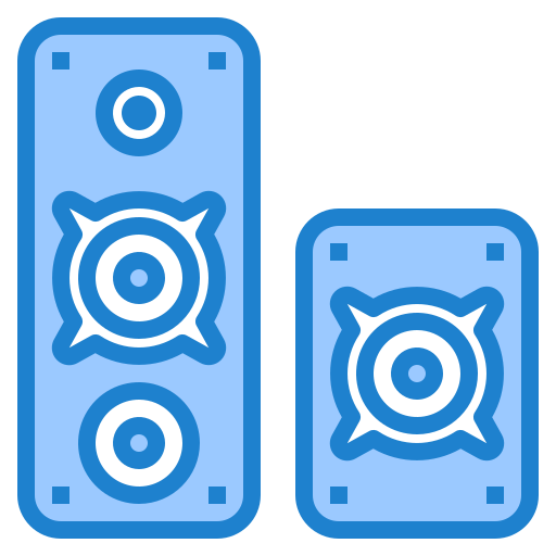 Altavoces srip Blue icono