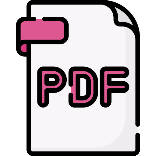 Pdf Special Lineal color icono