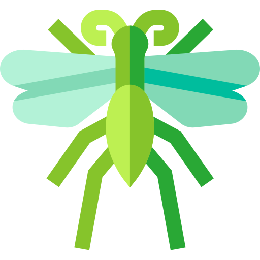 Winged insect Basic Straight Flat icon