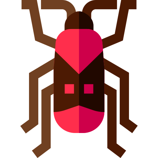 Bedbug Basic Straight Flat icon