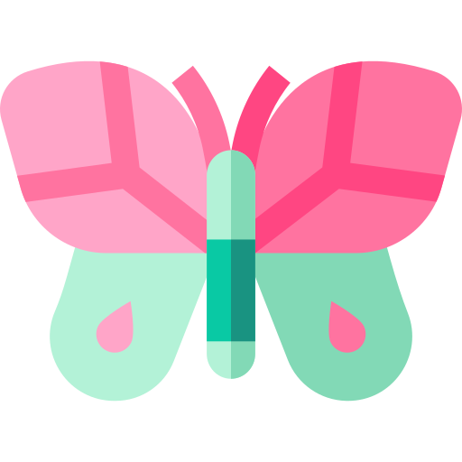 Butterfly Basic Straight Flat icon