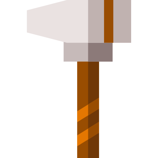 Hammer Basic Straight Flat icon