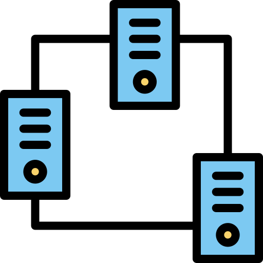 Сервер Kosonicon Lineal color иконка