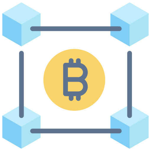 blockchain Kosonicon Flat icon