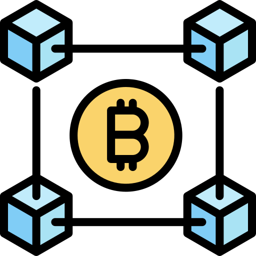 blockchain Kosonicon Lineal color ikona