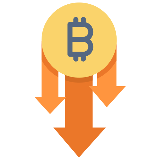 Bitcoin Kosonicon Flat icon