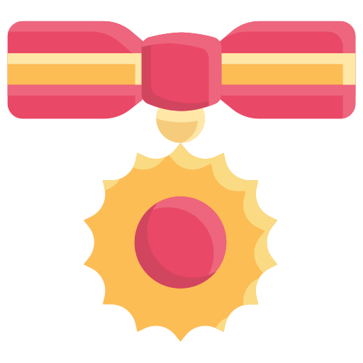 Medalha de honra Kosonicon Flat Ícone
