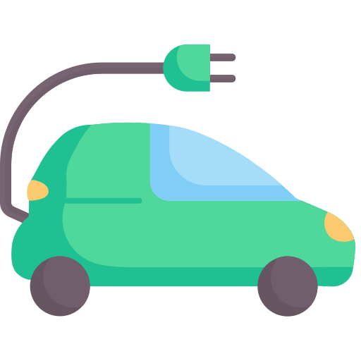 Electric car Kosonicon Flat icon