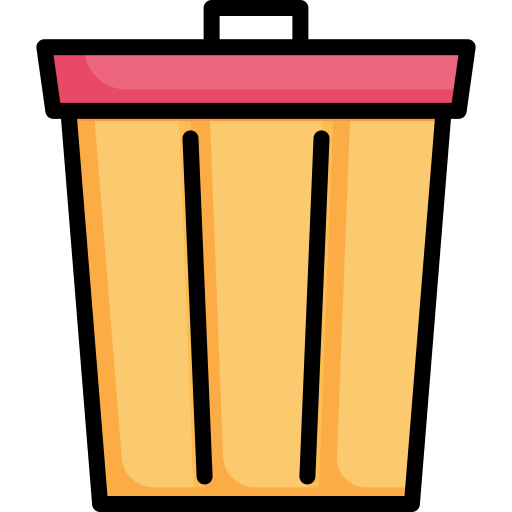 spazzatura Kosonicon Lineal color icona