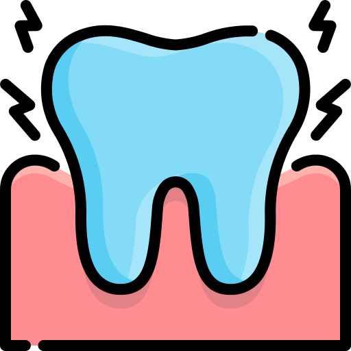 ból zęba Kosonicon Lineal color ikona