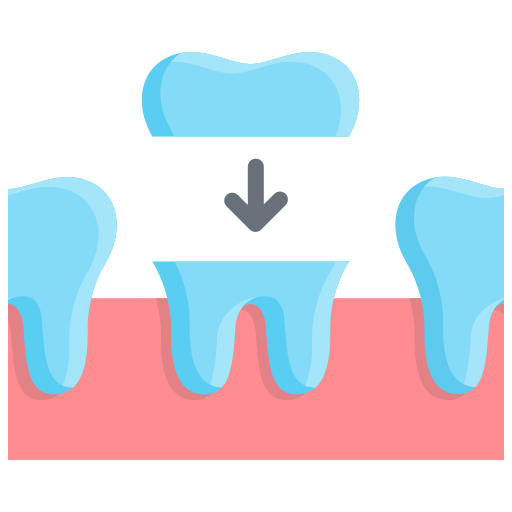 corona dental Kosonicon Flat icono