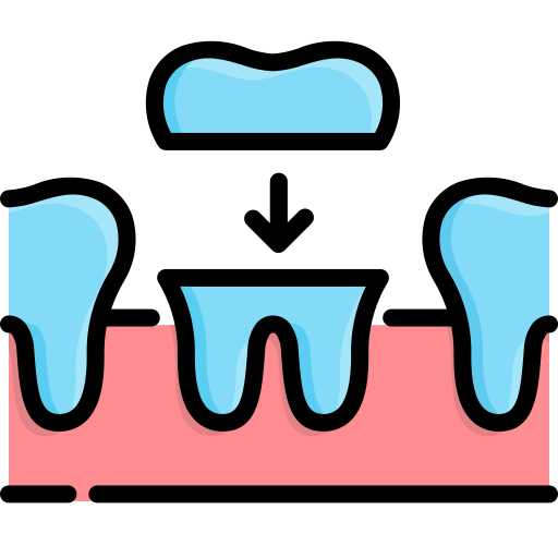 corona dentale Kosonicon Lineal color icona