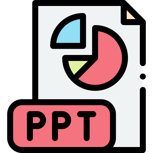 ppt Detailed Rounded Lineal color icon