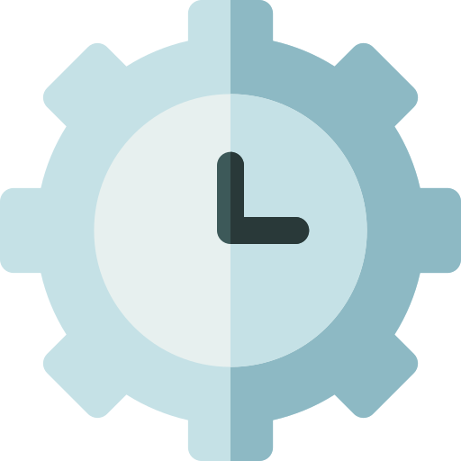 時間管理 Basic Rounded Flat icon