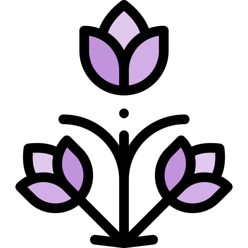 花のデザイン Detailed Rounded Lineal color icon
